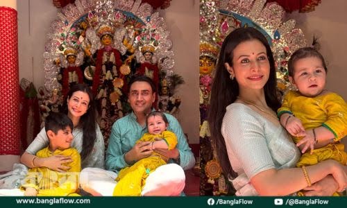 প্রথমবার মেয়ের মুখ দেখালেন কোয়েল মল্লিক