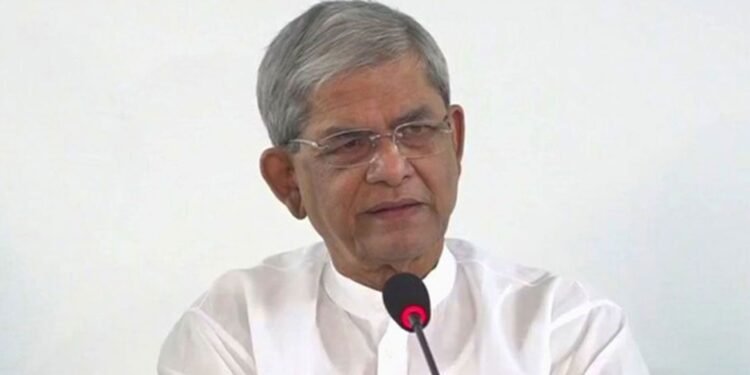 নির্বাচনের আগে তড়িঘড়ি আইন পাস করাতে চাইছে সরকার— মির্জা ফখরুল