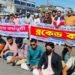 চট্টগ্রাম-কক্সবাজার মহাসড়ক ৬ লেনের দাবিতে সাতকানিয়ায় সড়ক অবরোধ
