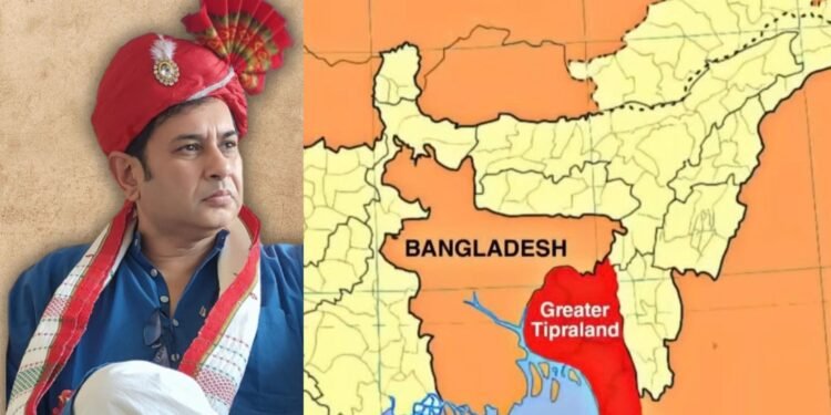 King-of-Tripura-publishes-map-of-Greater-Tipperaland-including-Chittagong-Division