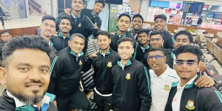 হ্যাটট্রিক চ্যাম্পিয়ন হওয়ার মিশনে আরব আমিরাতের পথে যুবা টাইগাররা