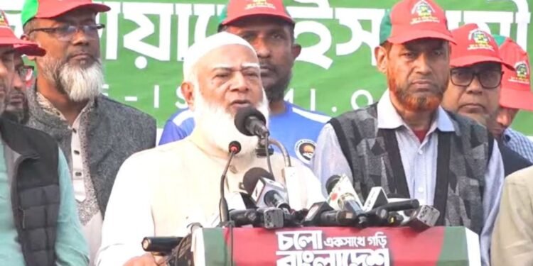 বস্তাপচা রাজনীতি পায়ের তলে ফেলে দিতে চাই—জামায়াত আমির