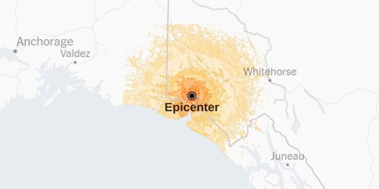 যুক্তরাষ্ট্র-কানাডা সীমান্তে ৭ মাত্রার শক্তিশালী ভূমিকম্প