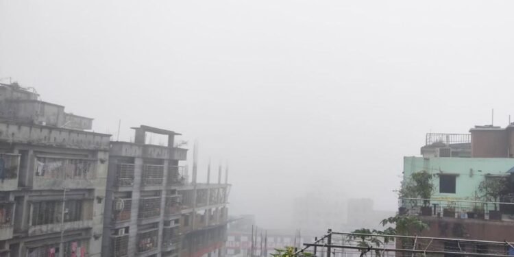 কুয়াশার চাদরে ঢাকা রাজধানী: বেলার বাড়লেও মেলেনি সূর্যের দেখা