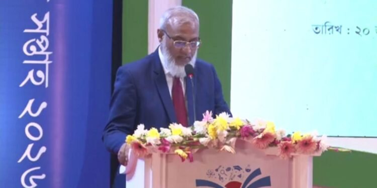 ওসমানী স্মৃতি মিলনায়তনে জাতীয় শিক্ষা সপ্তাহ-২০২৬ এর পুরস্কার বিতরণ