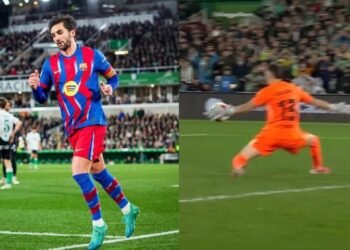 গার্সিয়ার হাতে রক্ষা, ইয়ামালের গোলে জয়