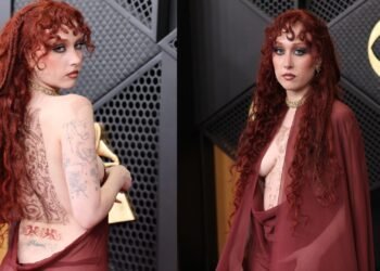 গ্র্যামির মঞ্চে টপলেস চ্যাপেল রোয়ান