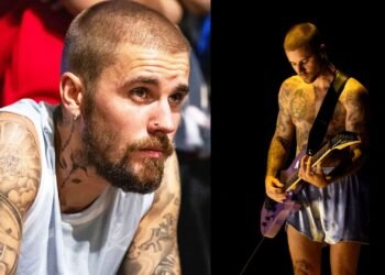 গ্র্যামির মঞ্চে হাফপ্যান্ট ও মোজা পরে বিবারের গান