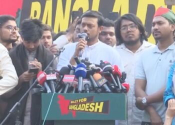 নির্বাচন বানচালে সরকারের একটি মহল জড়িত: শহীদ মিনারে নাসিরুদ্দীন পাটওয়ারী