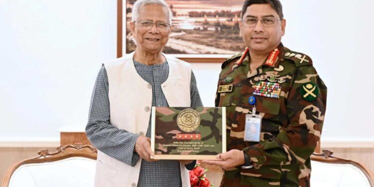 প্রধান উপদেষ্টার সঙ্গে সেনাপ্রধানের বিদায়ী সাক্ষাৎ