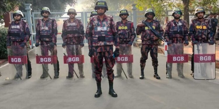 শপথ অনুষ্ঠানে কঠোর নিরাপত্তা: সংসদ এলাকায় ১২ প্লাটুন বিজিবি