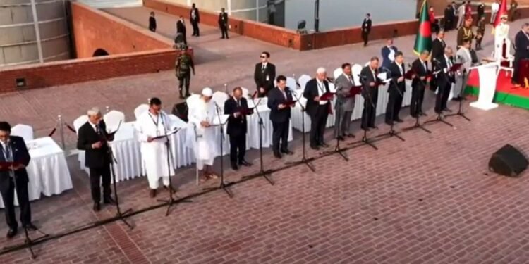 তারেক রহমানের নেতৃত্বে ২৫ মন্ত্রীর শপথ: নতুন সরকারের যাত্রা শুরু