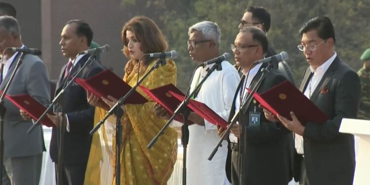 শপথ নিলেন শামা-টুকু-কায়সার কামালসহ ২৪ জন