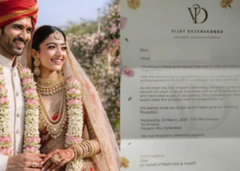 তেলেগু ও কোডাভা প্রথায় এক হলেন বিজয়-রাশমিকা