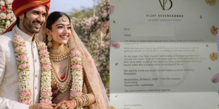 তেলেগু ও কোডাভা প্রথায় এক হলেন বিজয়-রাশমিকা