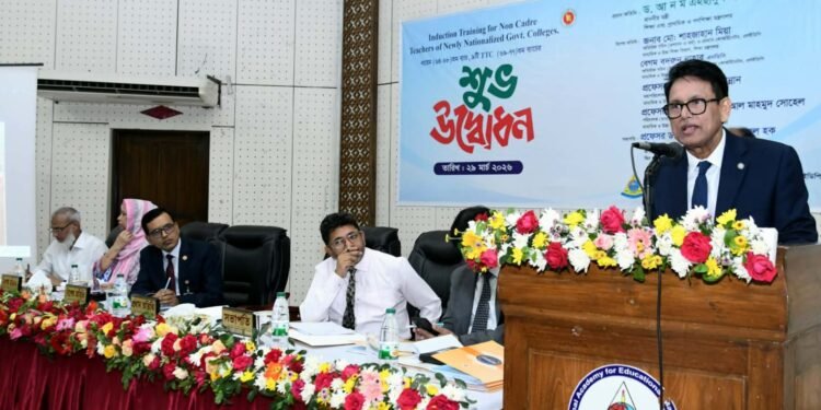 শিক্ষকরা হলেন জাতির 'প্র্যাকটিক্যাল ডক্টর': শিক্ষামন্ত্রী