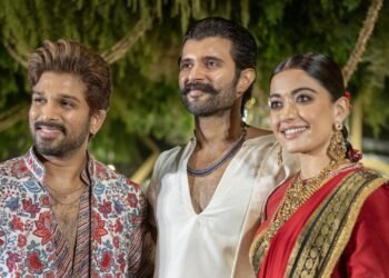 হায়দেরাবাদ বিজয়-রাশমিকার রাজকীয় রিসেপশনে বসল তারার মেলা