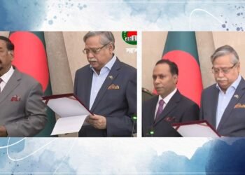 ত্রয়োদশ সংসদের নতুন স্পিকার হাফিজ উদ্দিন ও ডেপুটি স্পিকার কায়সার কামালের শপথ