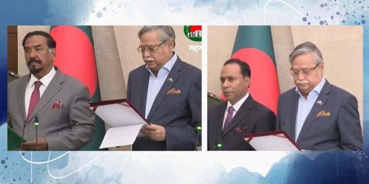 ত্রয়োদশ সংসদের নতুন স্পিকার হাফিজ উদ্দিন ও ডেপুটি স্পিকার কায়সার কামালের শপথ