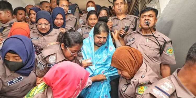 ভিড়ের মধ্যে সিঁড়িতে সাবেক স্পিকারের ভারসাম্য হারানোর ঘটনা নিয়ে চাঞ্চল্য