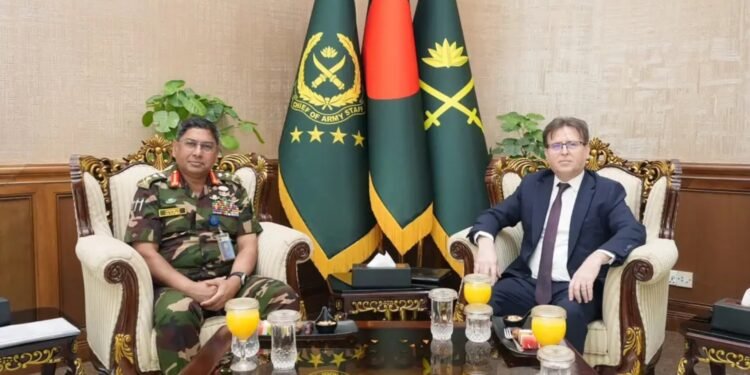 সেনাপ্রধান এর সঙ্গে তুরস্কের রাষ্ট্রদূতের সাক্ষাৎ