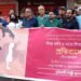 মুখে কালো কাপড়, গায়ে কাফন; ধানমন্ডিতে শিশু হত্যার অভিনব প্রতিবাদ