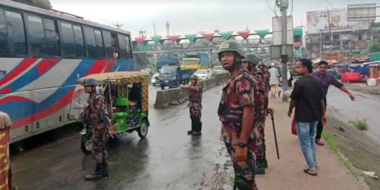 যানজট নিরসন ও নিরাপদ ঈদযাত্রায় মহাসড়কে বিজিবি মোতায়েন