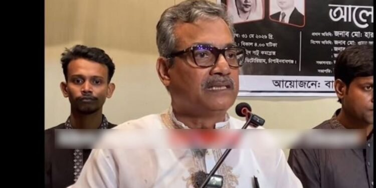 জেলা বিএনপি নেতাদের ‘গুপ্ত জামায়াত’ বলায় হারুনকে ‘পাগলা গারদে’ পাঠানোর দাবি