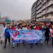 গাজীপুরে পুলিশের সামনেই যুবলীগের ঝটিকা মিছিল