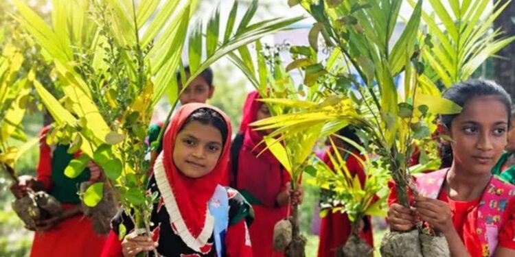 শিক্ষাপ্রতিষ্ঠানে ‘ওয়ান চাইল্ড, ওয়ান ট্রি’ মেগা প্রকল্পের উদ্বোধন আজ