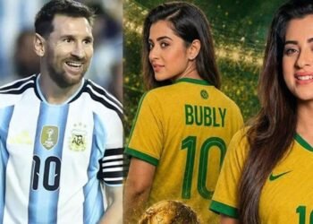 ‘এই লোকটা এত ভালো খেলে কেন?’—মেসিতে বুঁদ বুবলী