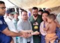 ছাগলছানা উদ্ধারে গিয়ে প্রাণ হারানো চার পরিবারের পাশে মন্ত্রী স্বপন