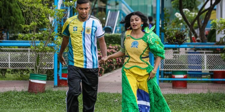 ফুটবল মাঠ থেকে ক্যামেরার সামনে অধিনায়ক জামাল ভূঁইয়া