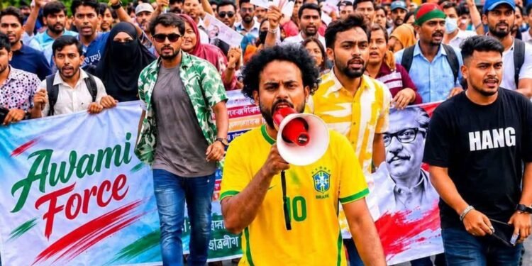 মহাখালীতে আওয়ামী লীগের ঝটিকা মিছিল ও ককটেল বিস্ফোরণ