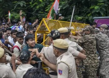 দিল্লিতে সিজেপির পদযাত্রায় পুলিশের লাঠিচার্জ, ছত্রভঙ্গ আন্দোলনকারীরা
