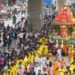 রাজধানীতে নির্বিঘ্নে সম্পন্ন হলো জগন্নাথ দেবের রথযাত্রা
