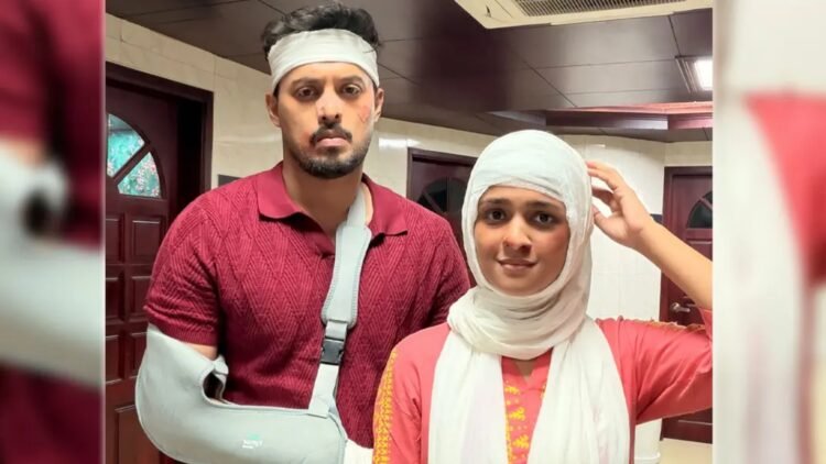 রক্তাক্ত ব্যান্ডেজ আর ভাঙা হাত: ইরফান সাজ্জাদ ও সাদিয়া আয়মানের এ কী হাল!