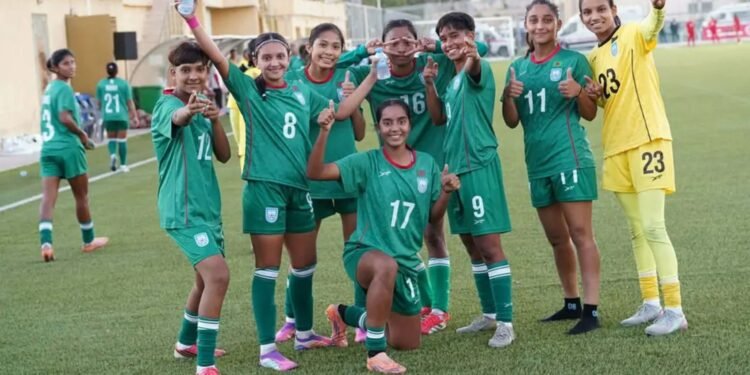 জর্ডানকে ৫-০ গোলে উড়িয়ে দিয়ে দুর্দান্ত জয় পেল বাংলাদেশের মেয়েরা