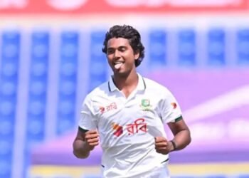 টেস্টে প্রথম বাংলাদেশি পেসার হিসেবে হাসান মাহমুদের ইতিহাস গড়া হ্যাটট্রিক
