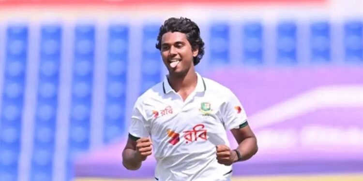 টেস্টে প্রথম বাংলাদেশি পেসার হিসেবে হাসান মাহমুদের ইতিহাস গড়া হ্যাটট্রিক