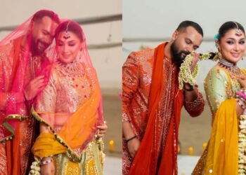 বিয়ের সাজে প্রশংসা পাচ্ছেন অপু বিশ্বাস-আদর আজাদ