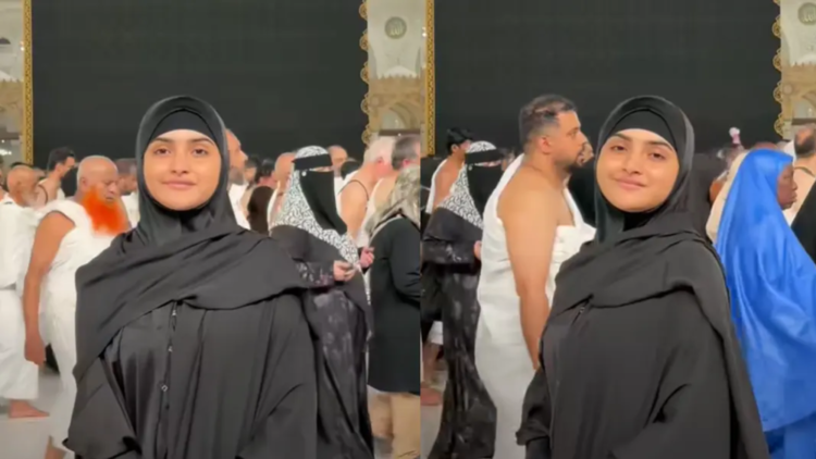 ওমরাহ পালন করলেন অভিনেত্রী কেয়া পায়েল