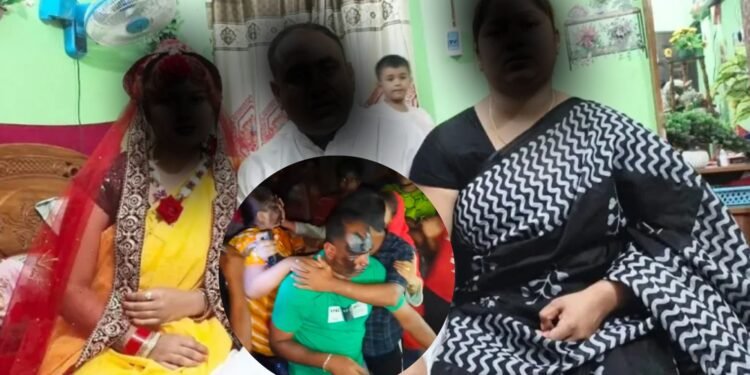 প্রথম স্ত্রী থাকতে শ্যালিকাকে বিয়ে, মুখে চুনকালি মাখিয়ে গ্রামছাড়া!